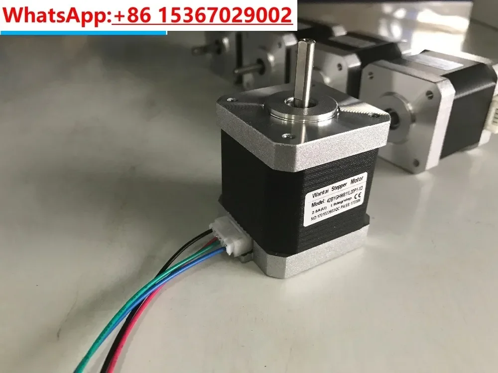 

Nema 17，0.48N.m 2.5A， 5PCS Wantai stepper motors--42BYGHW811L20P1-X3 with 1meter wire length, 3D printer