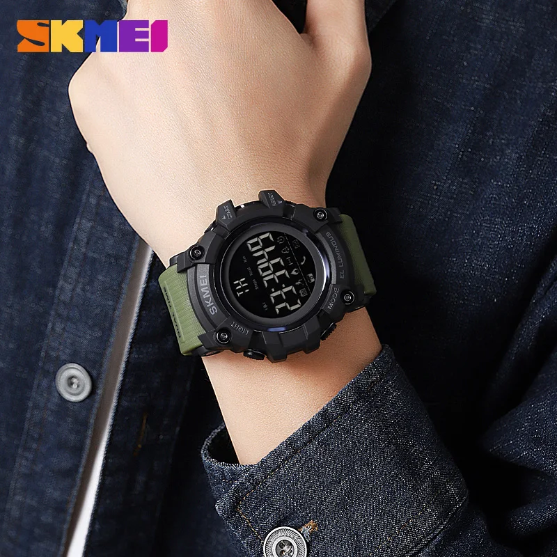 SKMEI Sport Smart Watch for Man Original Brand Call App Remind Pedometer Digital Watches Waterproof Smartwatch Sleeping Monitor