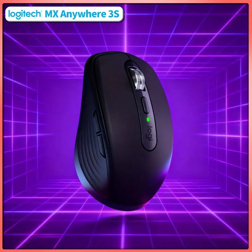 Pro-Grade MX Anywhere 3S Mouse - 8000 DPI, MagSpeed Scroll, 3-Device Sync, Perfect for Jewelry Shop Manager Remote Work Setup