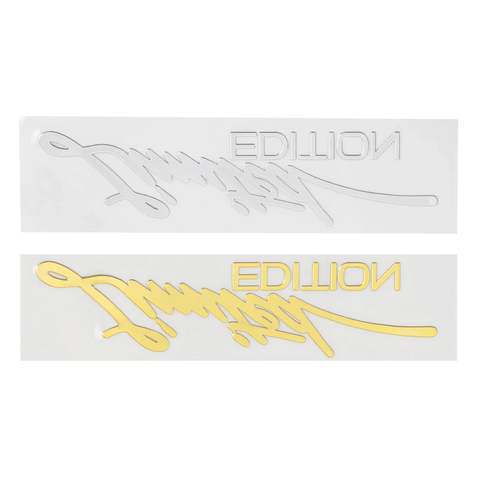 Compatible Decals Metal Sticker Car Accessories Silver Gold Front Door Glass Right Front Quarter Glass Silver Gold