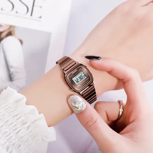 Imagen 2 del producto SKMEI 1901 relojes de lujo para mujer, reloj con calendario cronógrafo Digital con esfera pequeña, reloj de pulsera resistente al agua para mujer, reloj para mujer 1620