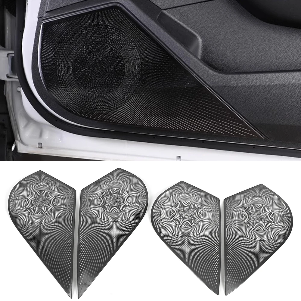 For Honda Accord G11 2023 2024 Car Door Audio Speaker Cover Loudspeaker Pad Trim Frame Sticker Stainless Steel Accessories