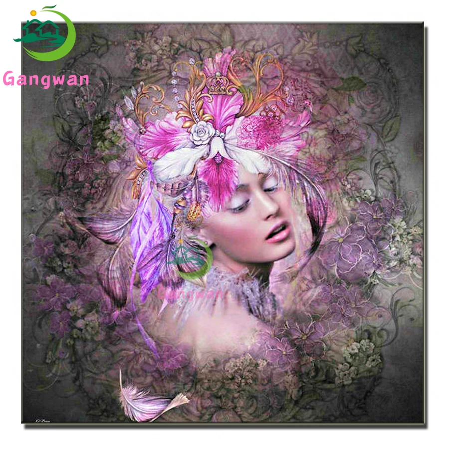Embroidery Bali - 5D DIY Diamond Painting Aole Woman