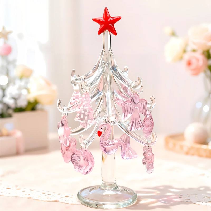 

Стеклянная Рождественская елка с аксессуарами JSSMTLP