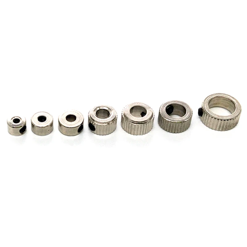 10PCS RC Models Parts Metal Bushings Shaft Positioning Sleeve 2/3/4/5/6/8mm Wheel Lock Axle Stopper with M3 screws DIY