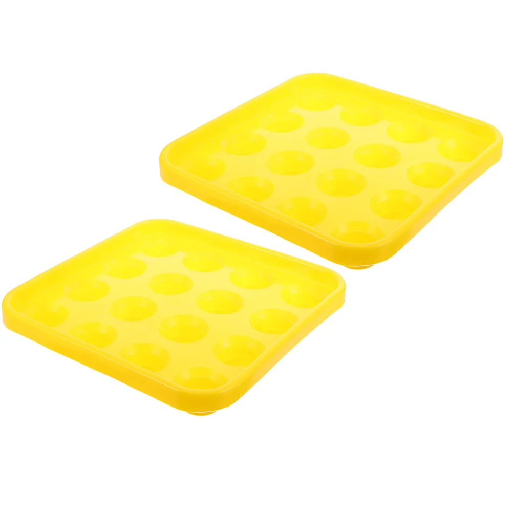 

2 шт. лоток для шариков для снукера, пластиковый прочный органайзер для шаров для бассейна, стол, лоток для хранения, прозрачные контейнеры для организации