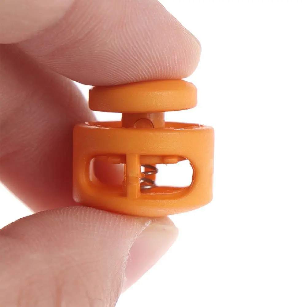 

10 шт. фиксаторов-стопоров для паракордовых шнурков, для рюкзаков, спортивной одежды, шнурков для обуви, DIY, зажимы для веревок, аксессуары для сумок
