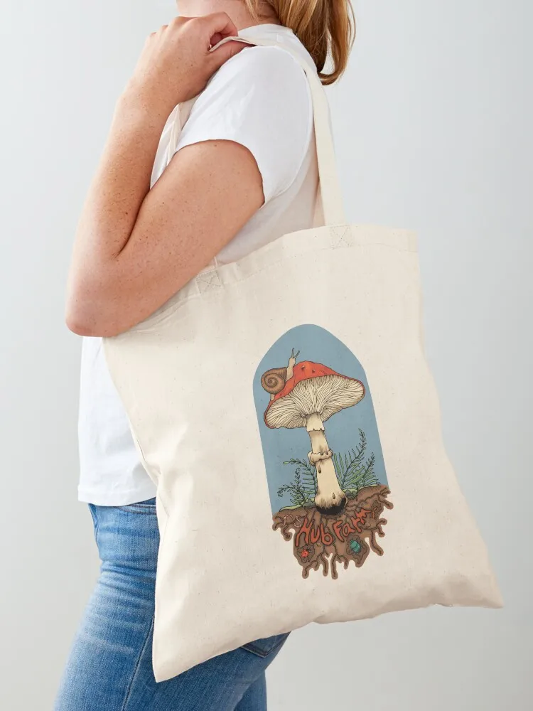 

Mushroom Design Tote Bag foldable reusable bag canvas tote bags tote bags aesthetic
