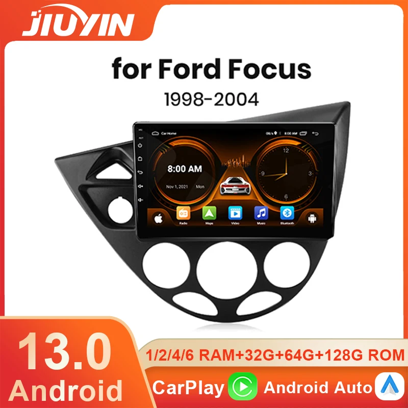 2 Din Car Radio Android Stereo for Ford Fiesta 1995-2001 Focus MK1 1998-2004 Car Multimedia Player Carplay Autoradio Head Unit