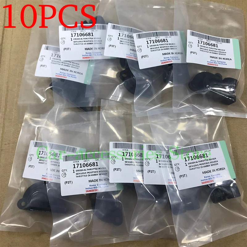 

10PCS Throttle Position Sensor For Chevrolet Aveo Cadillac Holden Daewoo Nubira Kalos GMC Vauxhall Opel Astra 17106681