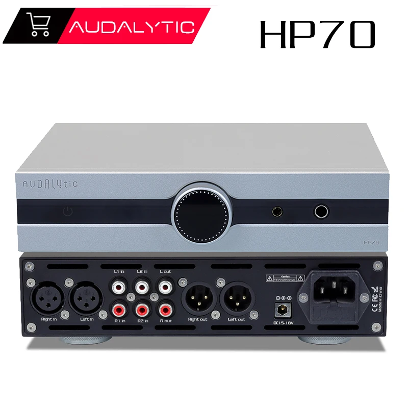 Audalytic HP70 Fully Balanced Class A Headphone Amplifier, Hi-Fi Headphone Amplifier, High Power Output
