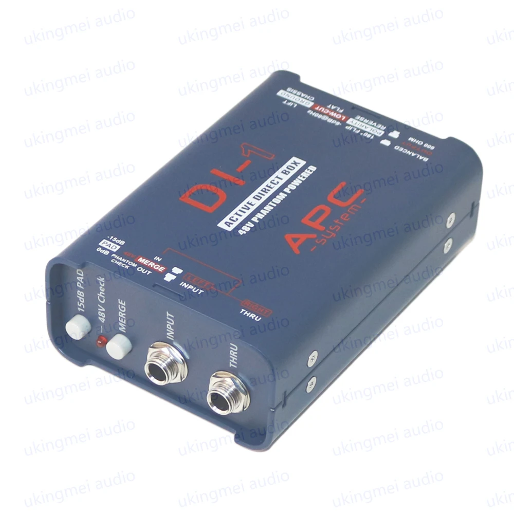 

Engineering Single Channel Phantom Powered Active Direct Box for Live Concert Touring Professional Recording Studio Applications