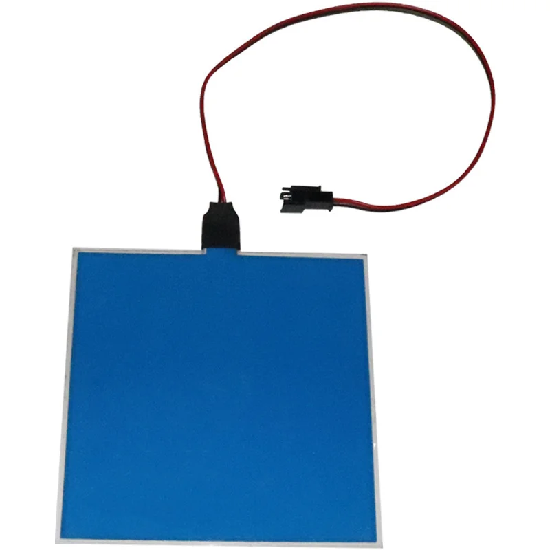 5*5cm 10*10cm EL Panel Backlight Led Glowing Panel LED Electroluminescent El Backlight With DC12V Inverter 5V USB 3V Battery