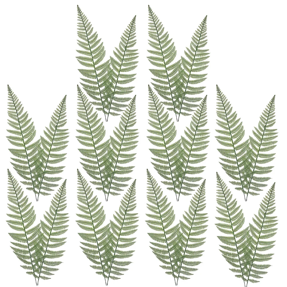 

20Pcs Simulation Leaf Green Plant Decorations Artificial Plastic Branch Leaves Perfect for Wedding Home Office Party DIY