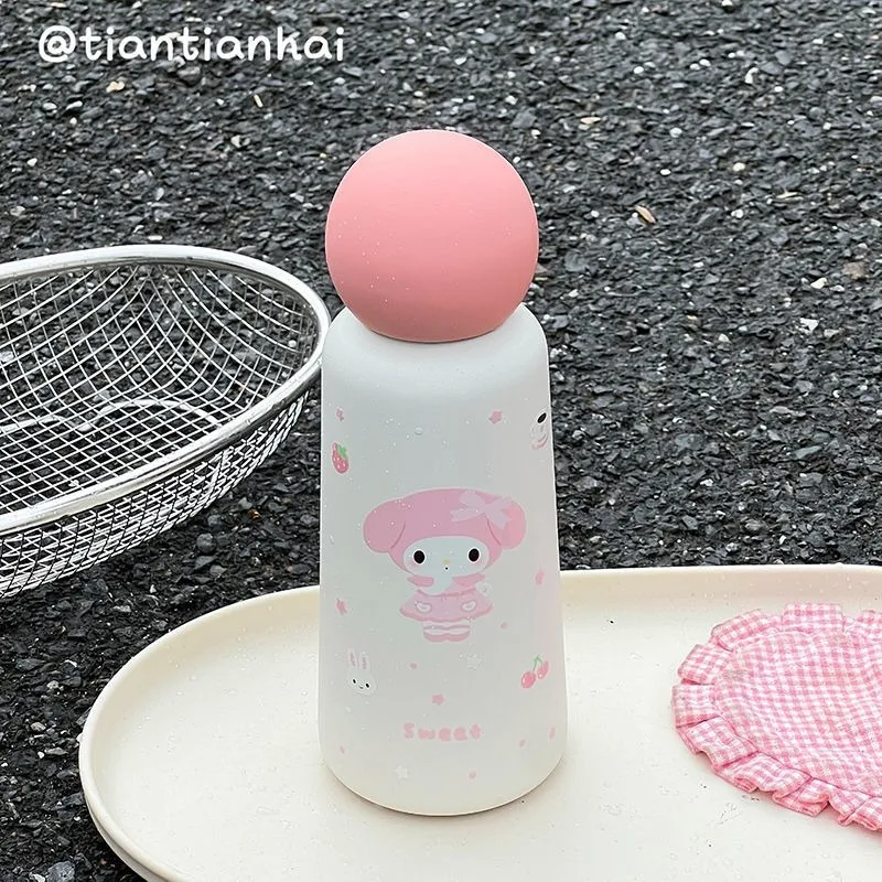 

Summer My Melody Anime Kawaii Sanrio Ins Fashion Stainless Steel Water Cup Cute Cartoon Portable Bottle Students Gifts Toys