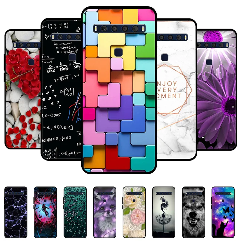 For TCL 10L Cases T770H T770B Cat Painted Soft TPU Silicone Phone Cover For TCL 10 Lite Case TCL10 Lite Case TCL 10 L Coque Etui