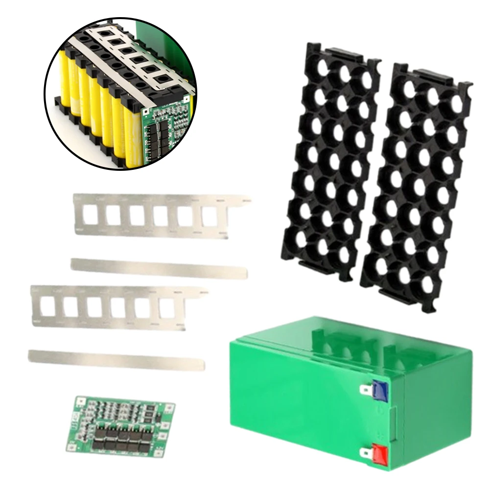 Battery Box 12V 7Ah Battery Box Bracket Accessories 18650 Battery Pack Container Battery Lithium Solar Street Light Shell Plastic Plastic Shell Air