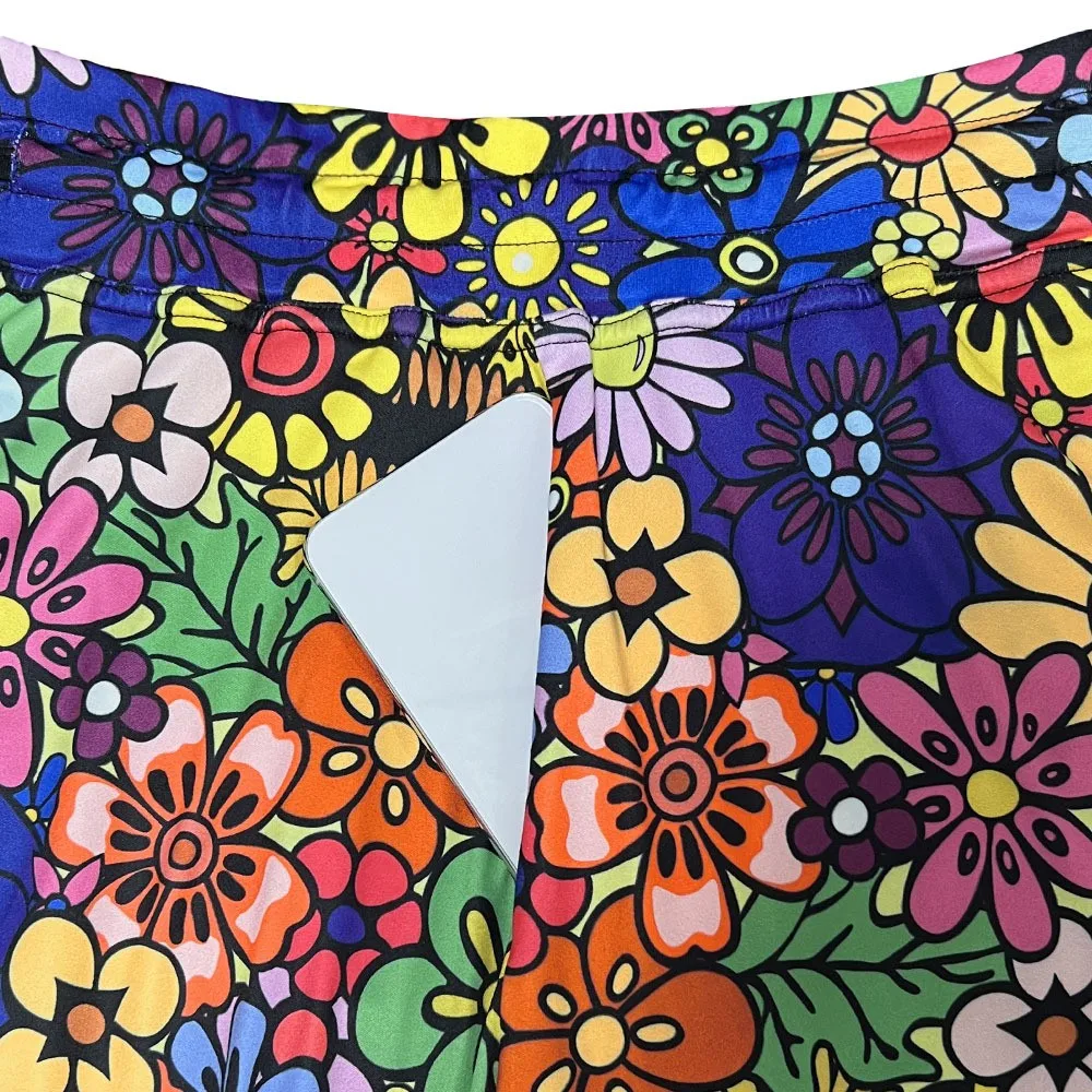 Casual Printed Shorts a Line with Slight Stretch Skirt Short Japanese Korean Casual Short Length Summer Women Shorts