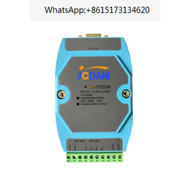

Shouying C-1520/7520A/7520 RS232 to RS422/485 converter acquisition module