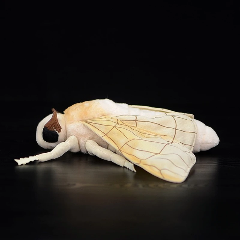 Original insect series silkworm moth plush toy simulation animal doll moth doll Simulation Stuffed Doll Kawaii Toy Gifts