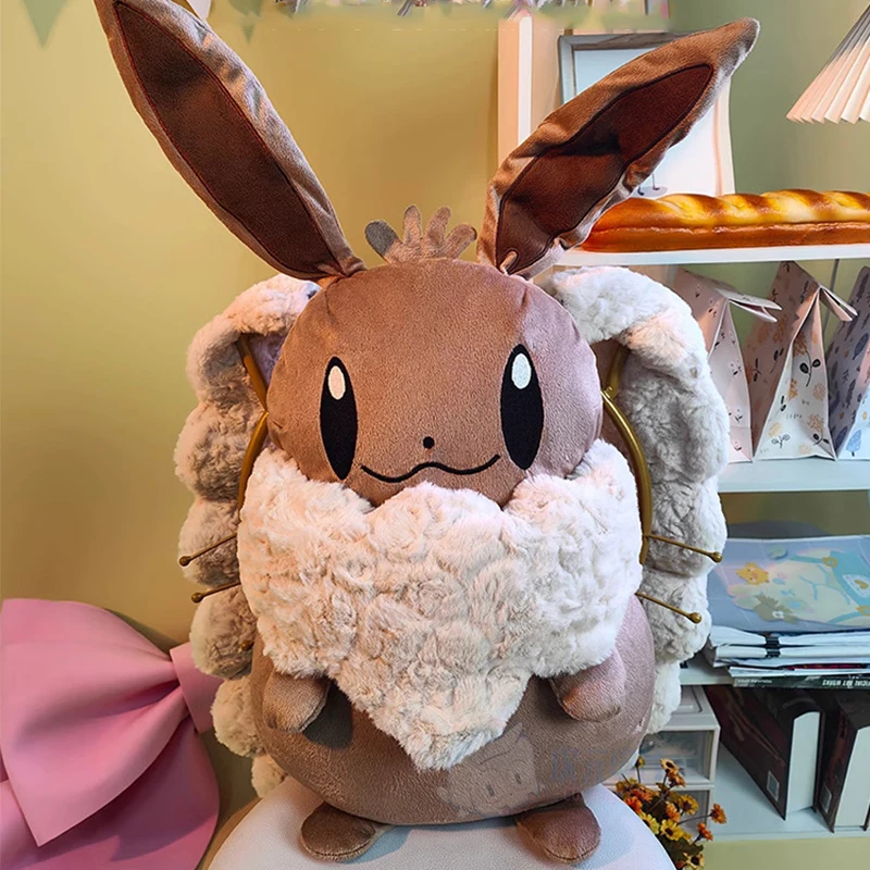 Pokemon Eevee Backpack Plushie Anime Penny Animals Cute Large Capacity Plush Kawaii Peripheral Cosplay Doll Plush Toys Gift