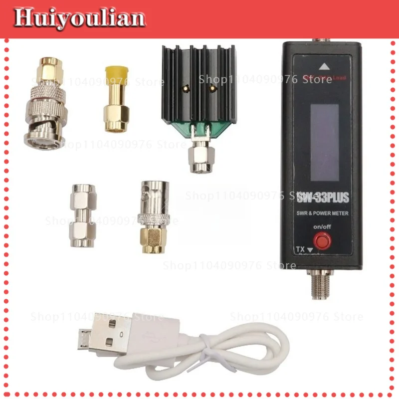Suitable for SURECOM SW33 SW-33PLUS Mini Small VHF/UHF Power Meter Standing Wave Meter 125-525Mhz