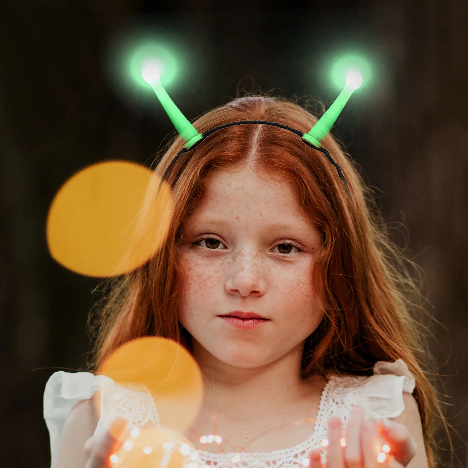 

1pc Alien Glow Costume Women Plastic Martian Antenna Photo Booth Halloween Alien Headband Props Party Hair Accessories Fun Props