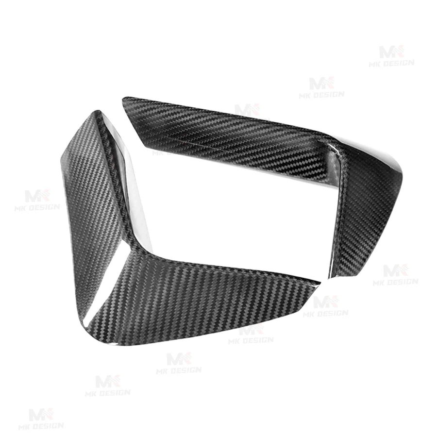 ألياف الكربون المصد الخلفي الكسوة الجانب الفاصل ركن حامي لسيارات BMW F80 M3 F82 F83 M4 2014-2019 المصد الخلفي الخائن قطع غيار السيارات