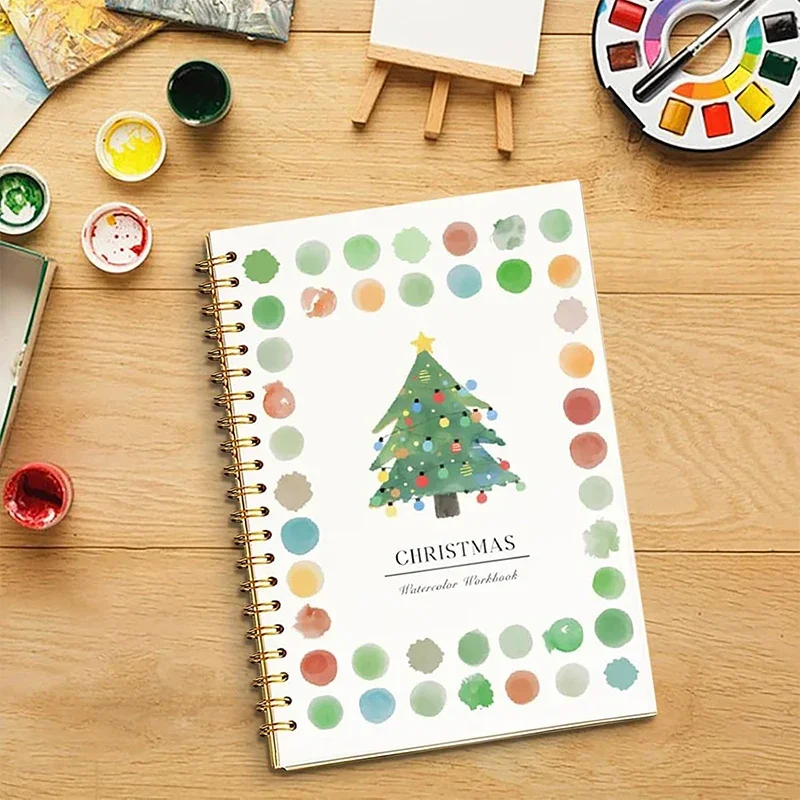 Watercolor Workbooks Coloring Book Beginner Friendly Painting Kit Easy Nature Scenes Paint Set Art Crafts