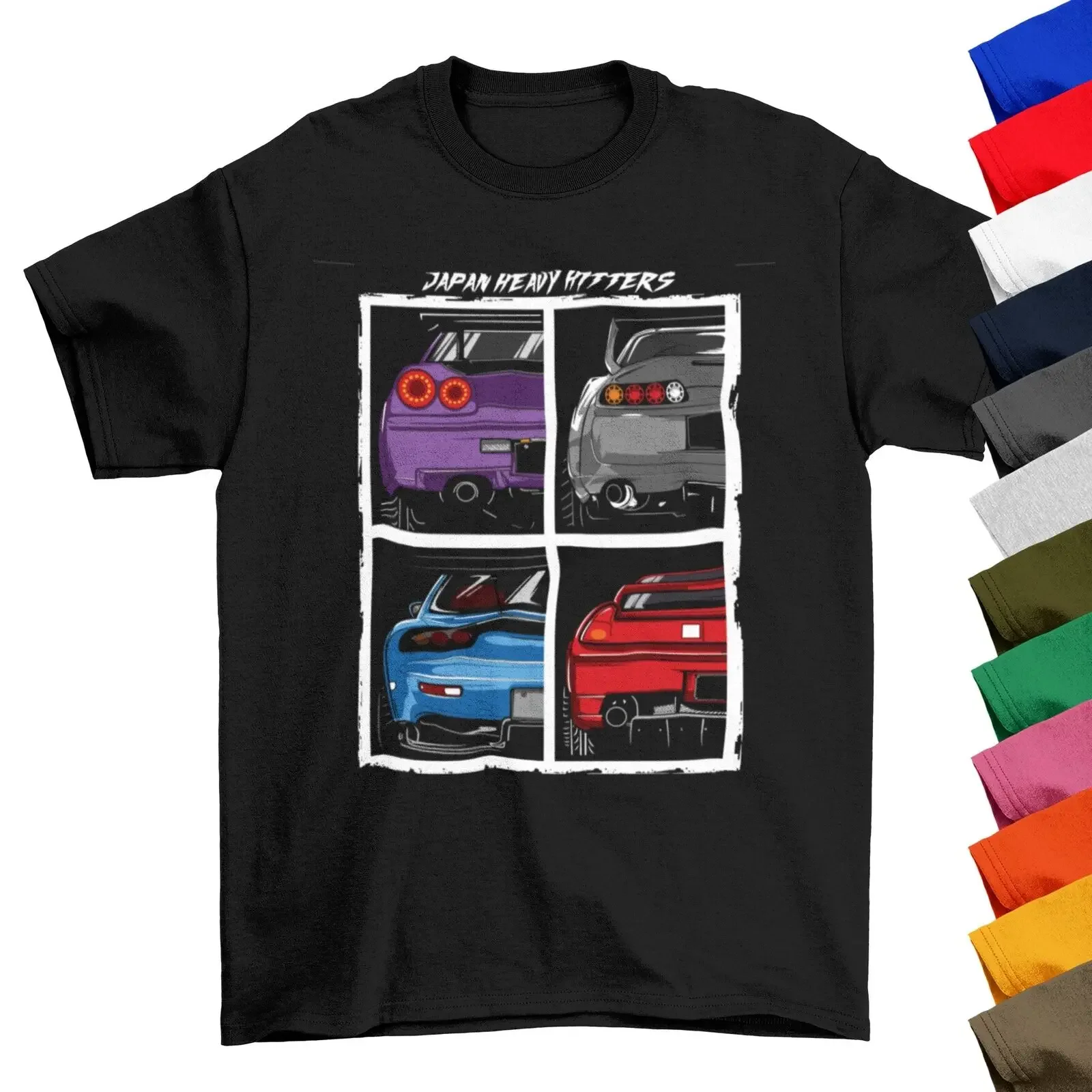 Japan Heavy Hitters T Shirt JDM Mechanic Racing Car   long or short sleeves