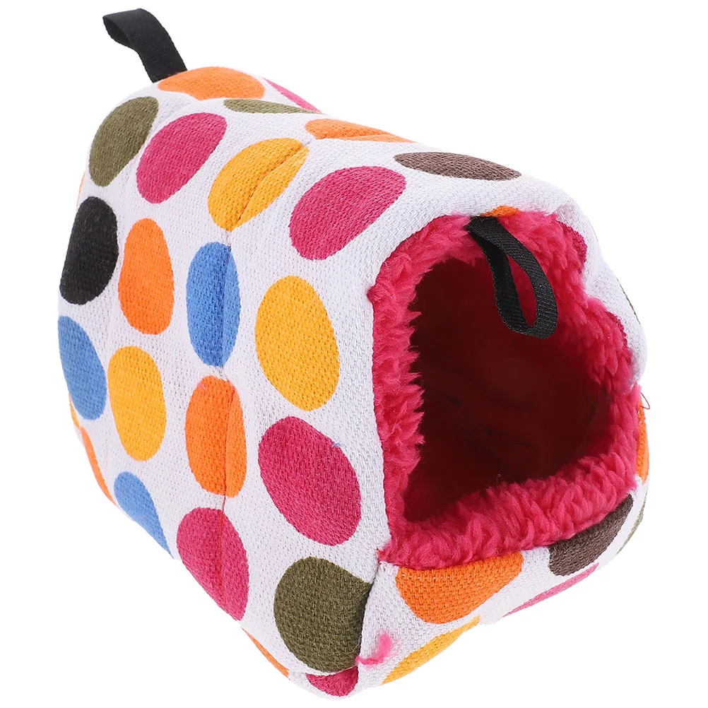 

Hamster Bed House Wear-Resistant Comfortable Breathable Creative Design Pet Hideout Small Animal Cage Accessory For