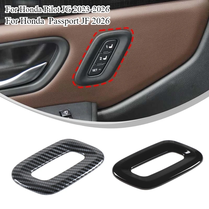 

For Honda Pilot Passport 2023-2026 ABS Car Door Seat Memory Button Seat Adjust Button Cover Trim Sticker Car Car Accessories
