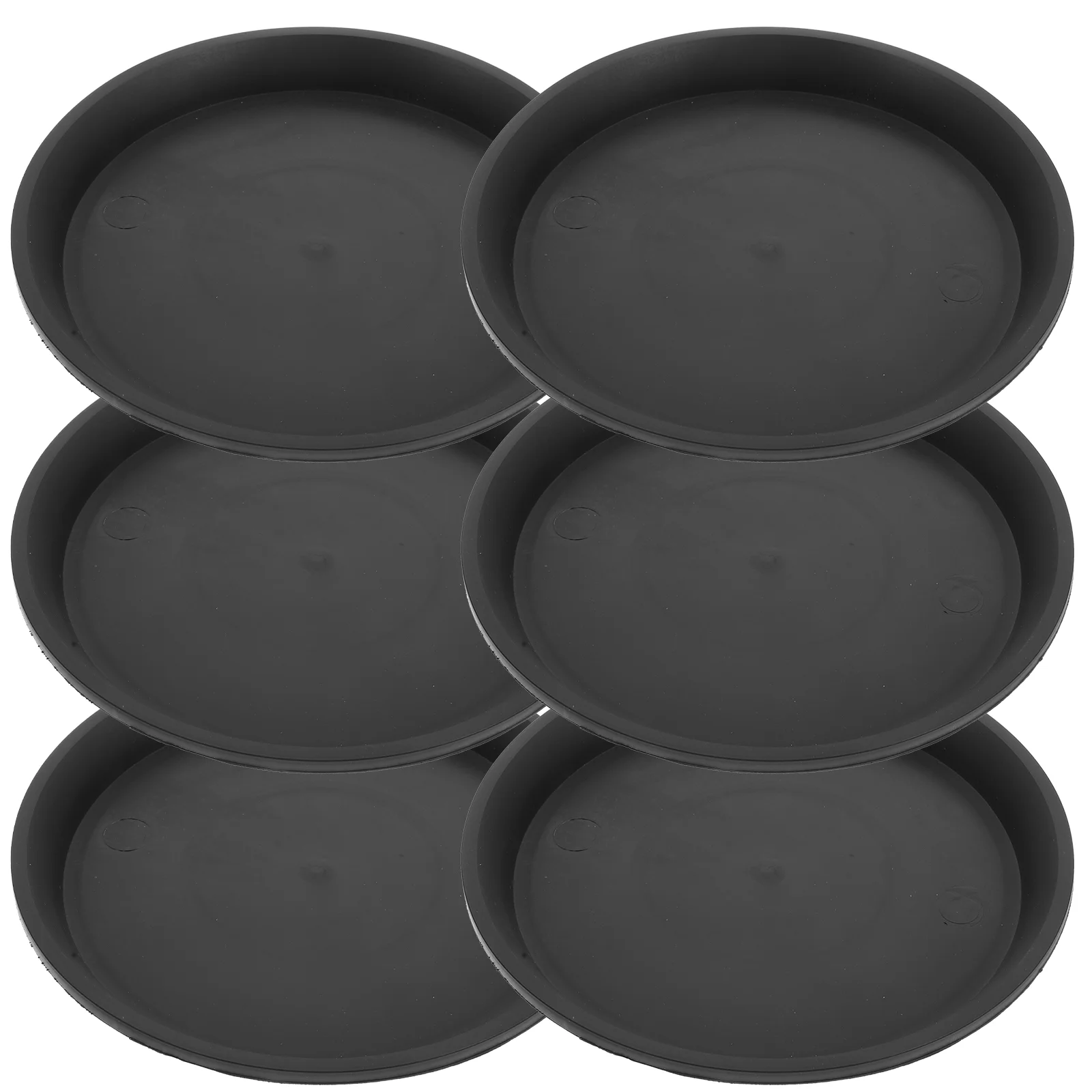 

10 Pcs Plant Pots Indoor Drip Tray Trays Outdoor Black Flowerpot Accessory Ground Saucer