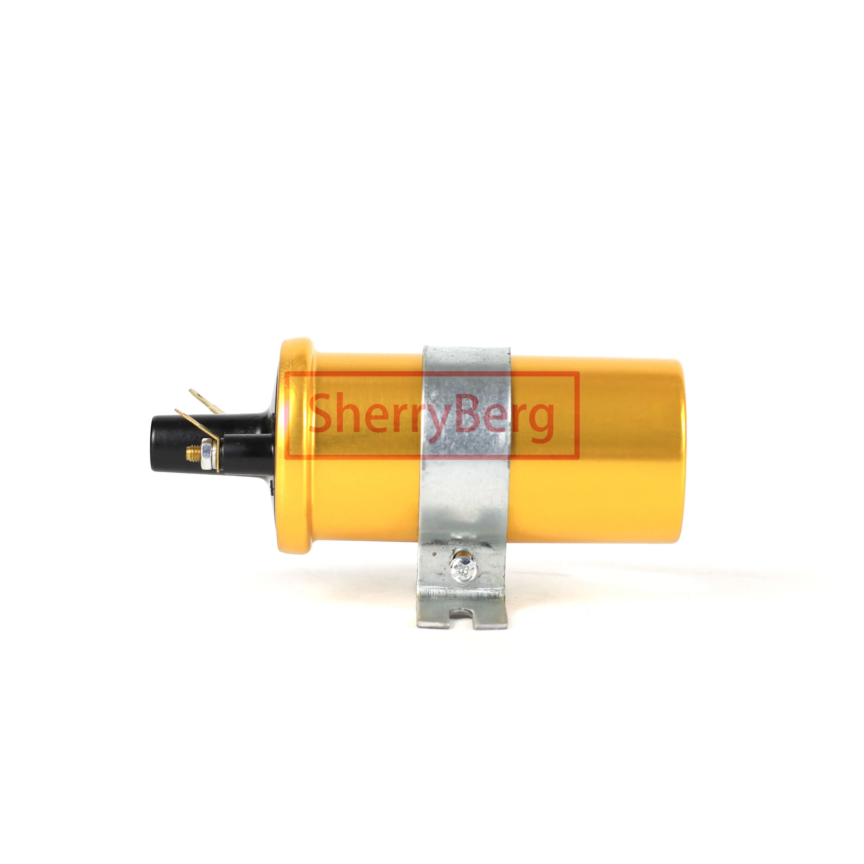 SherryBerg Gold Color Replace for LUCAS High Performance Standard 12v Sports Ignition Coil for Peugeot Fiat Alfa Romeo MG Morris