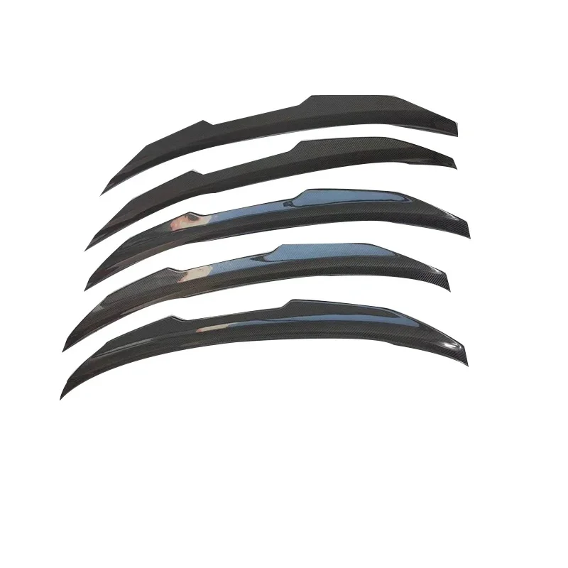 M4 Style Carbon Fiber Rear Trunk Lip Spoiler for Audi A3 S3 RS3 Sedan 2021-2023