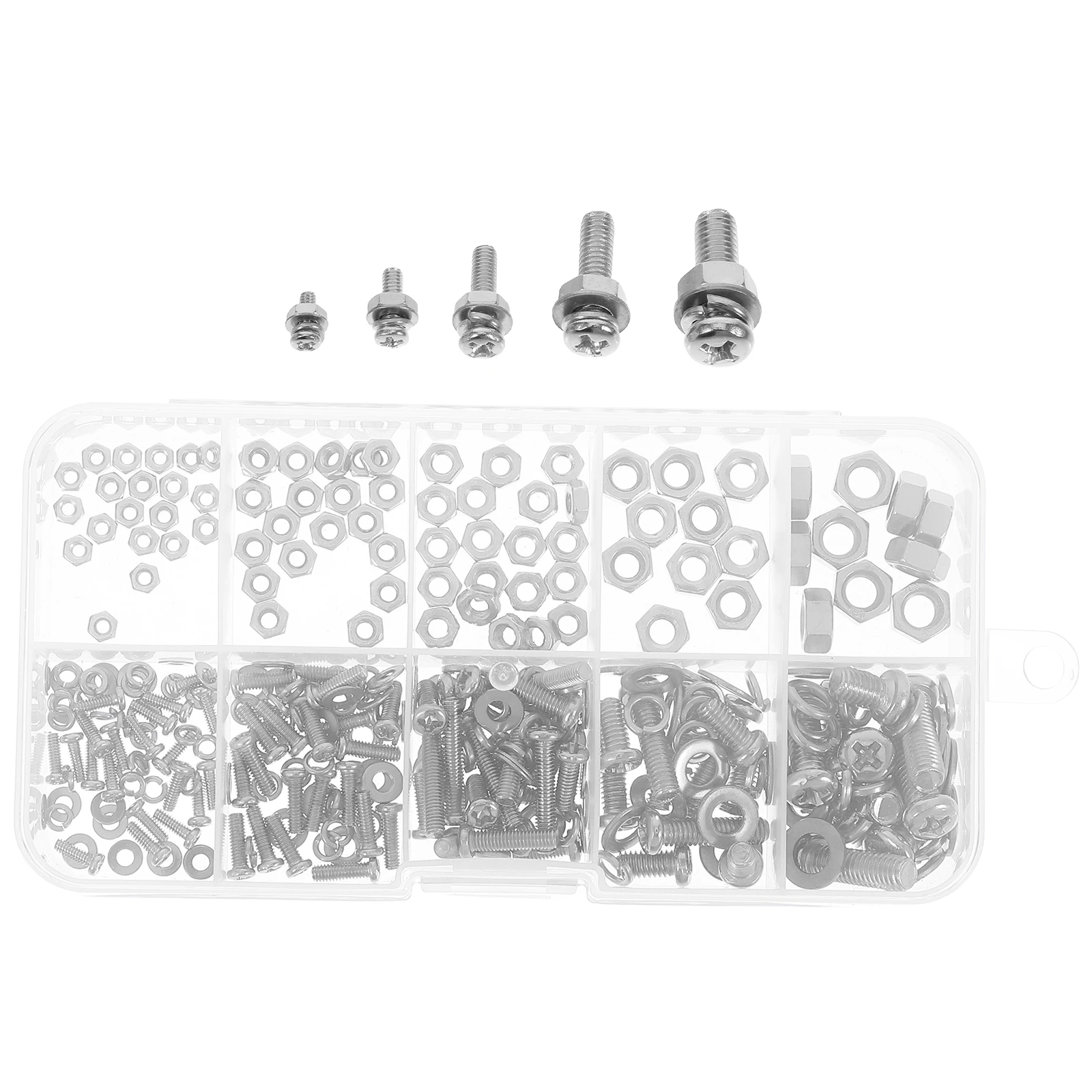 

1Set Cross Flat-Head Nuts Washers Zinc Alloy Bolts Secure Connection Fasteners Machinery Automotive Construction Repair