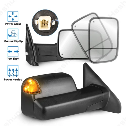 Зеркало буксировочное для Dodge RAM 1500 2002-2008 RAM 2500 RAM 3500 2003-2009