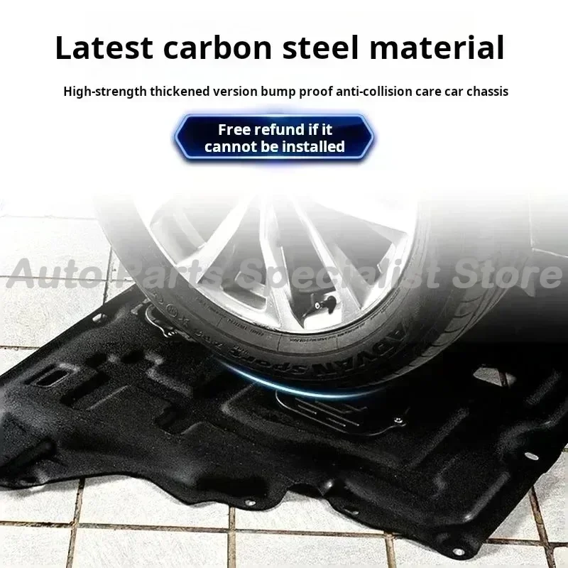 Hohe Qualität unter dem Motorschutz, Spritzschutz, Schlamm, Kotflügel-Abdeckplatte für CHERY TIGGO 5 2014–2017, 1,5 l, Auto, Schwarz