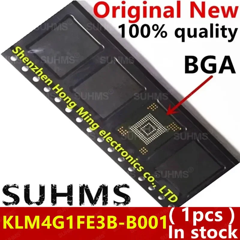 (1piece)100% New Original KLM4G1FE3B-B001 4GB BGA EMMC KLM4G1FE3B B001