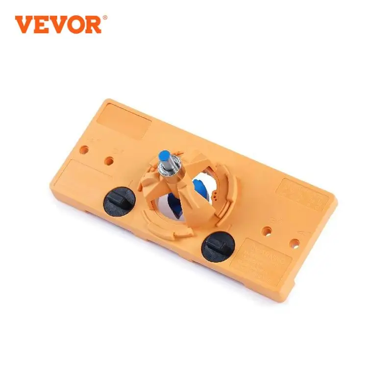 VEVOR Plantilla de Bisagra Oculta Herramienta de Instalación de Bisagras 35 y 26 mm Perforación Precisa en PA66 y Herramienta de Carpintería de Acero al Carbono para Montar Bisagras de Puertas Muebles