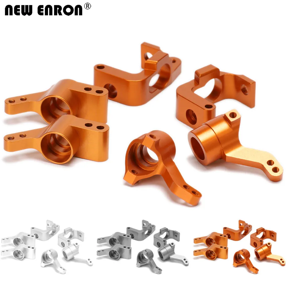 NEW ENRON Metal 101208 101209 Steering Front & Rear Hub Carrier Knuckle Set for RC 1/10 HPI WR8 3.0 Flux KEN BLOCK Bullet ST MT