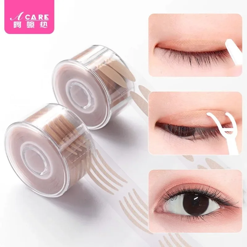 DX01/Adesivi per doppia palpebra/A1PQ4-Wide Eye Beauty Tape Appiccicoso Strumento naturalmente invisibile Bobina di rete di pizzo Stretto portatile Ea