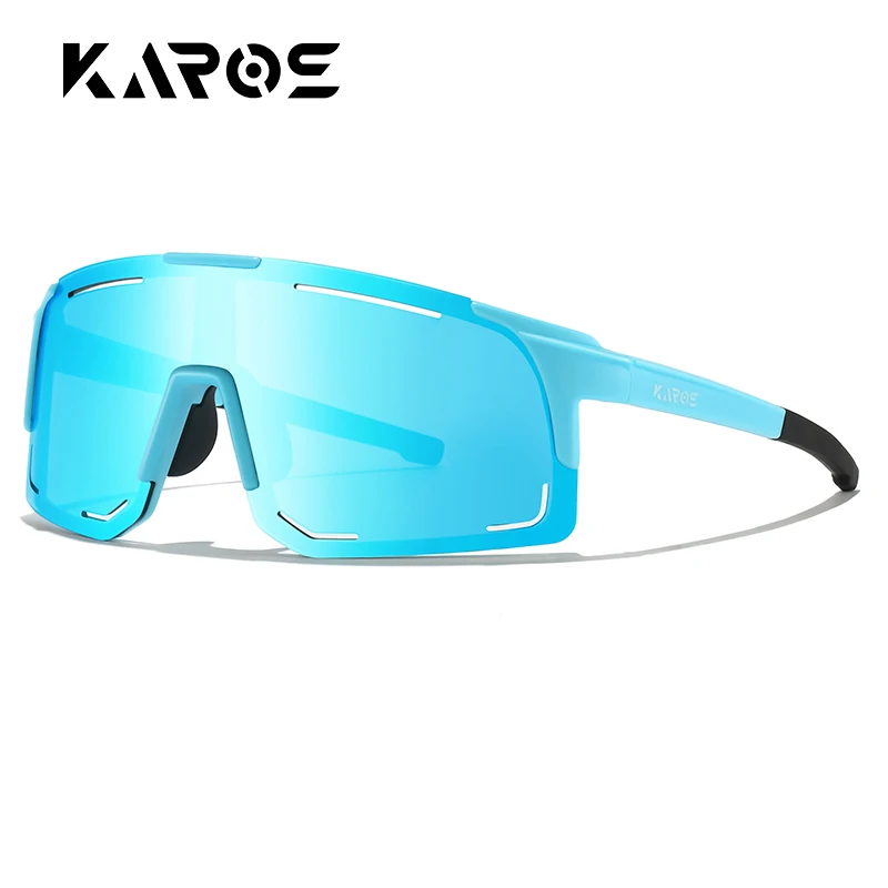Karos Radfahren Brille UV400 Schutz Brillen Männer Frauen Sport Sonnenbrille MTB Fahrrad Brille Für Laufen Fahren Reiten Racing