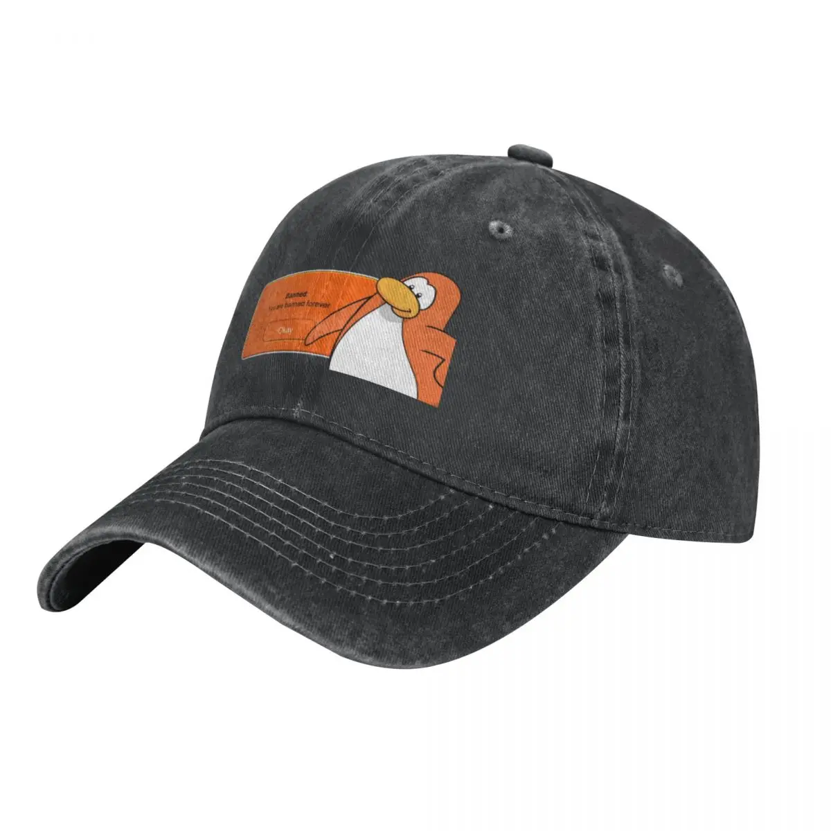 

Club Penguin You Are Banned Forever Cowboy Hat Dropshipping Luxury Man Hat Military Cap Man Hats Man Women's