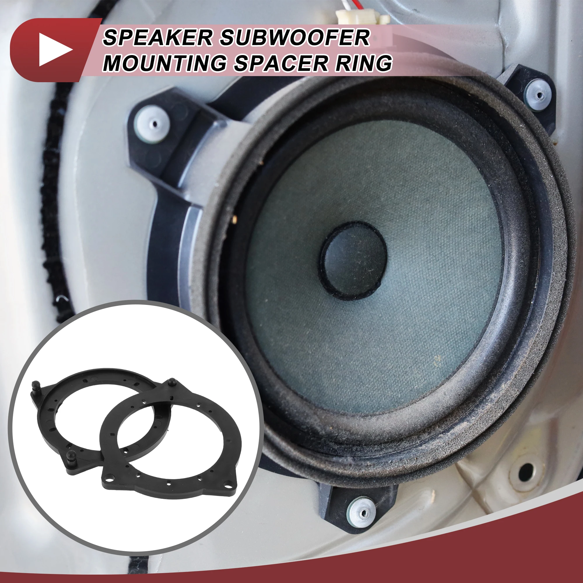 UXCELL Car Speaker Spacer Ring Spacer Adaptor for BMW 230i 17-21 Front Doors 6.5