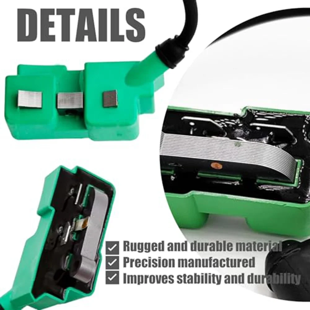 

Black Green Ignition Coil Module High Performance Ignition Coil Generator Part Replacement For 510115601 Replaces 510115602