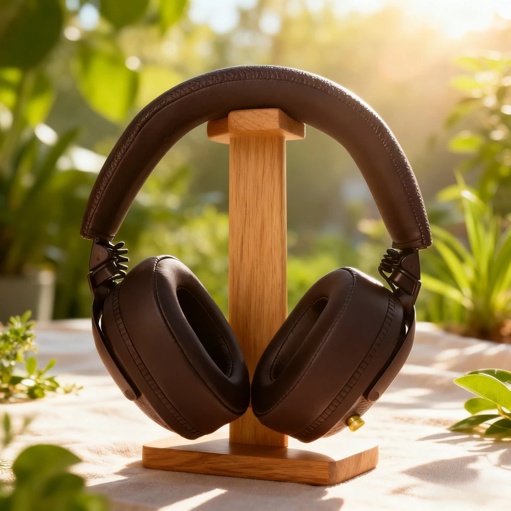 سماعة بلوتوث جلدية كلاسيكية من الجيل الثاني من ماليزيا مع جودة صوت مريحة للارتداء