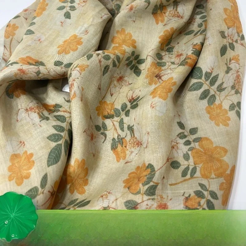 

Shengshengman 42-Strand Fragrant Silk Dyeing Base Pure Silk Fabric 145 Width 3 Meter Price Printed Cloth