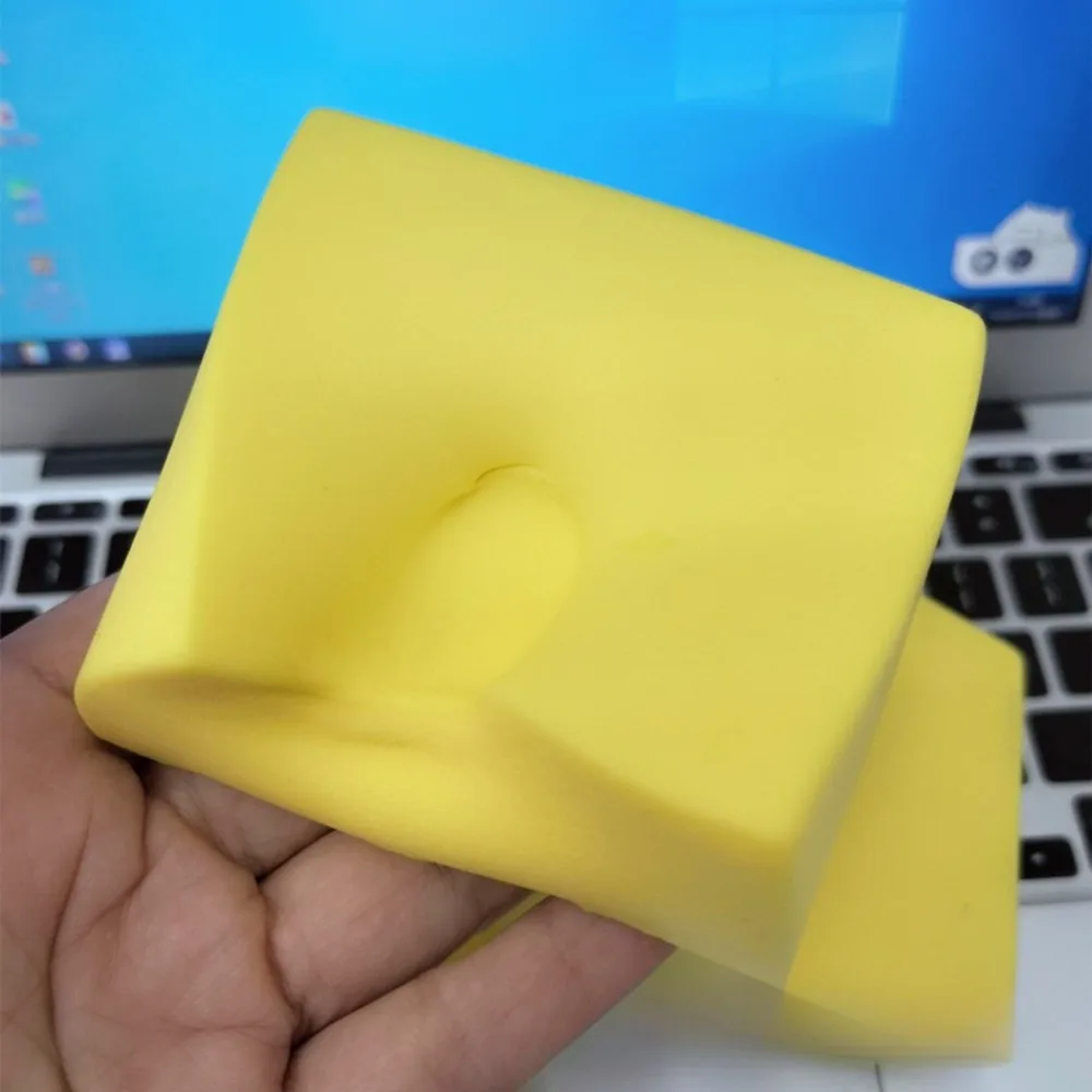 Squishy Simulated Square Bread Squeeze Toy Stress Relief Slow Rising Sensory Fidget for Anxiety ADHD Autism Gift for Kids Adults
