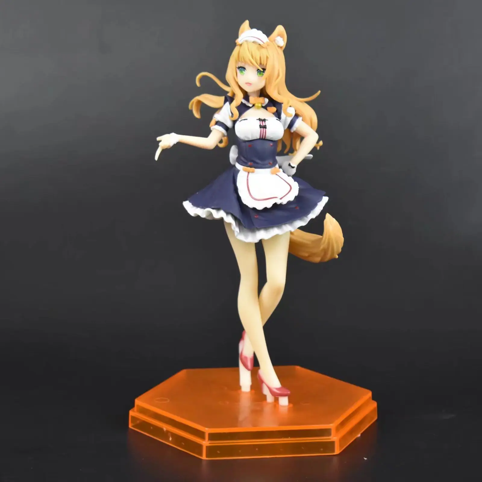 22cm-cat-girl-paradise-maid-maple-standing-statue-model-doll-handmade-birthday-gift-collection-ornament